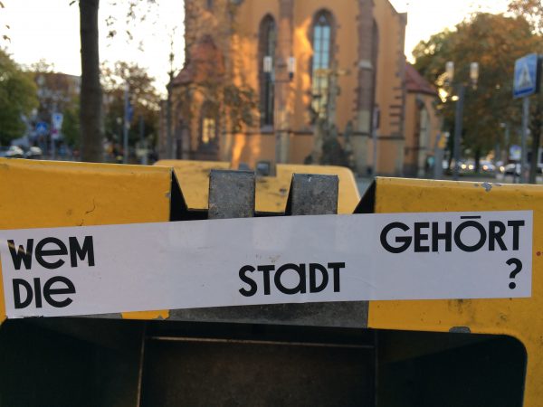 Stuttgart Backstage: Wem gehört die Stadt? Foto © Welz