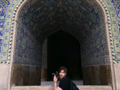 Isfahan: Mit einem Photographer unterwegs. Imam-Moschee. Foto © Welz (2016)